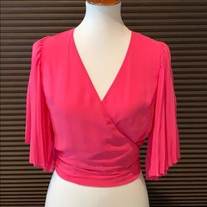 Hot pink dress top from Express